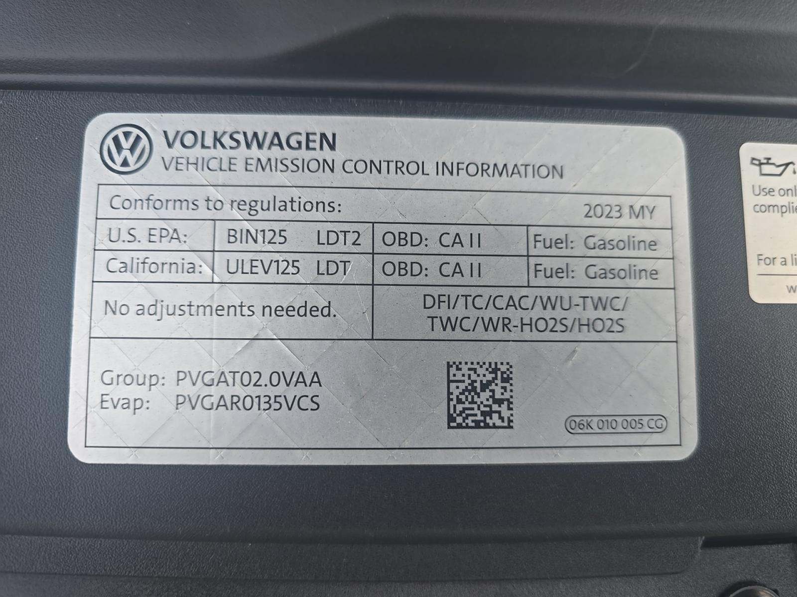 2023 Volkswagen Atlas 2.0T SE FWD