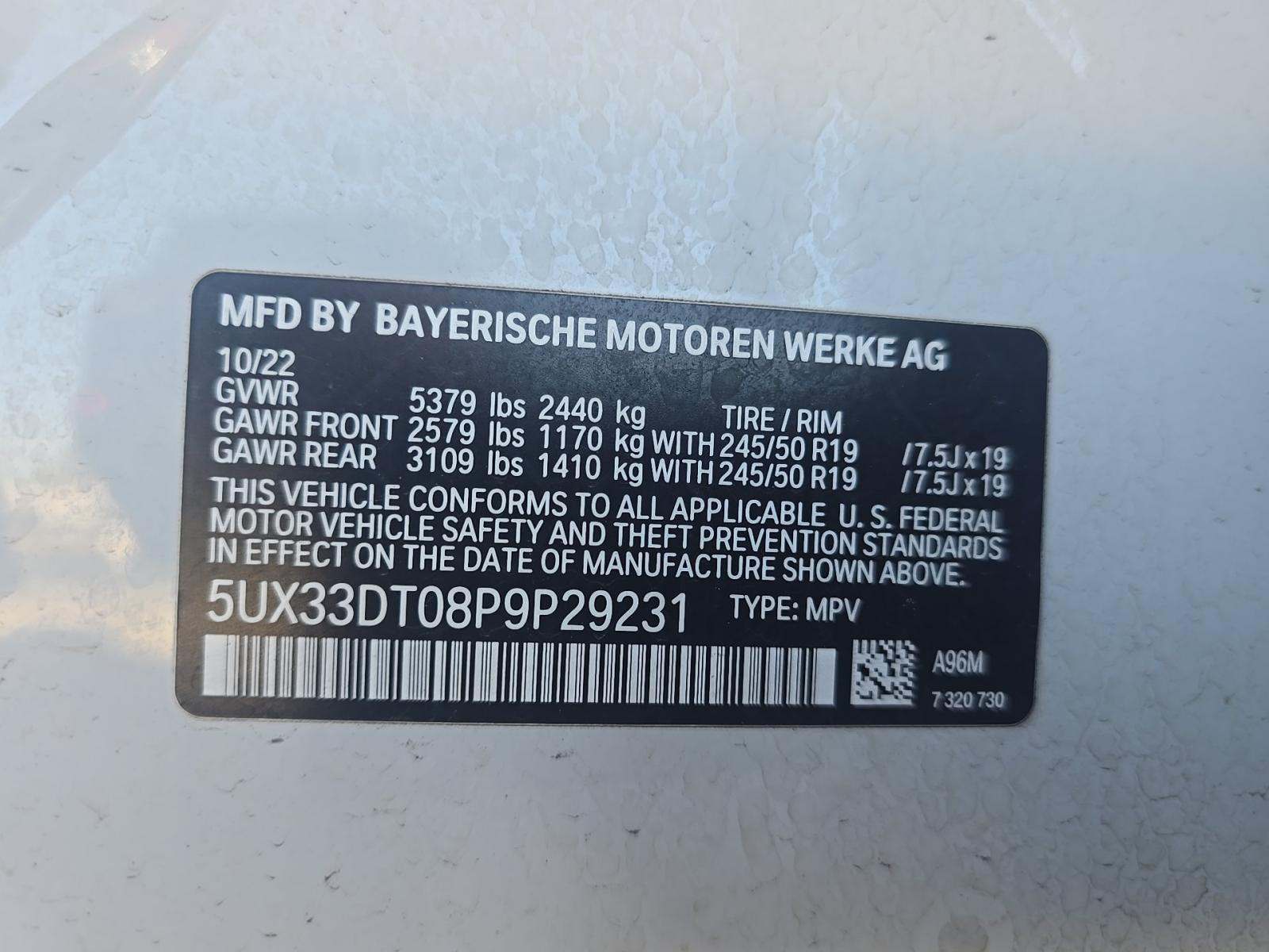 2023 BMW X4 xDrive30i AWD