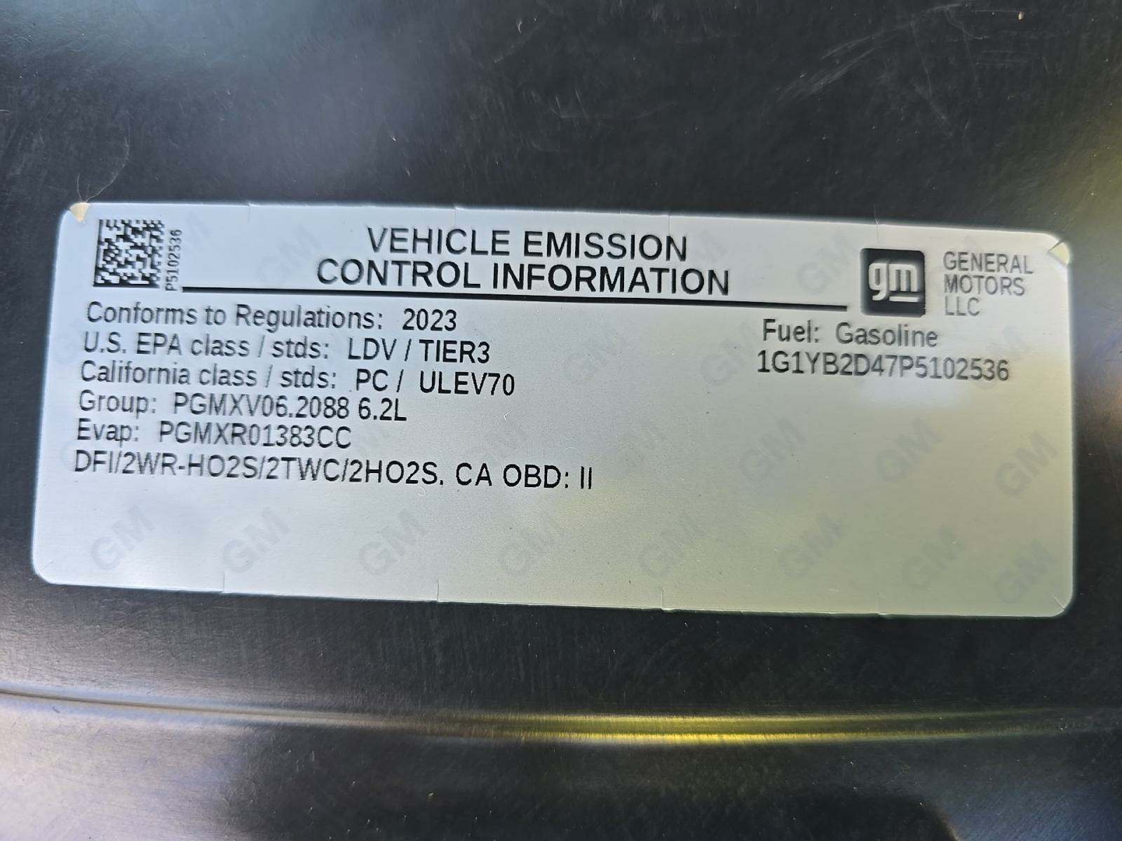 2023 Chevrolet Corvette Stingray RWD