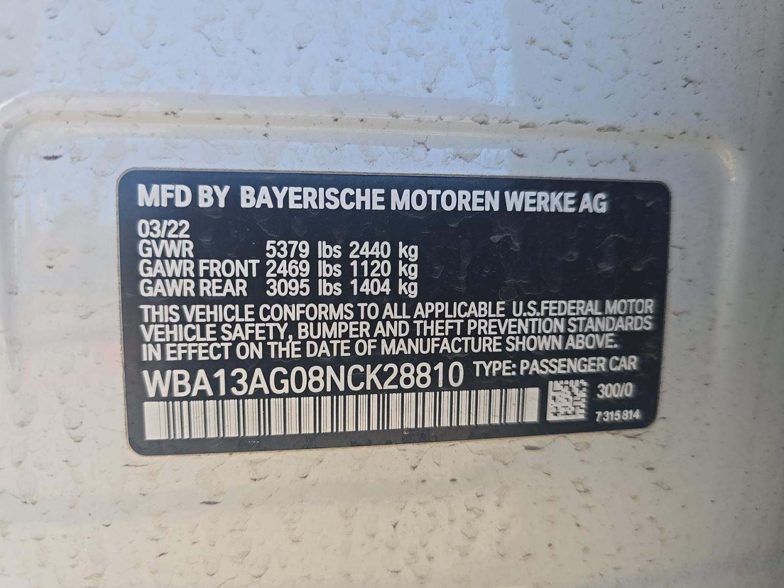 2022 BMW 5 Series 530e RWD