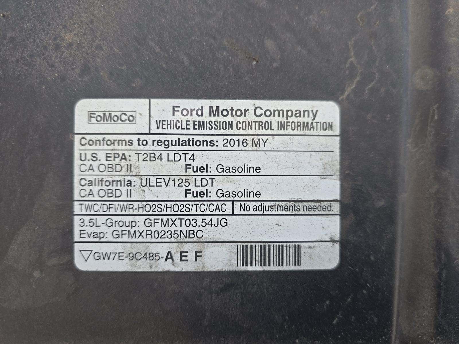 2016 Ford F-150 Platinum AWD