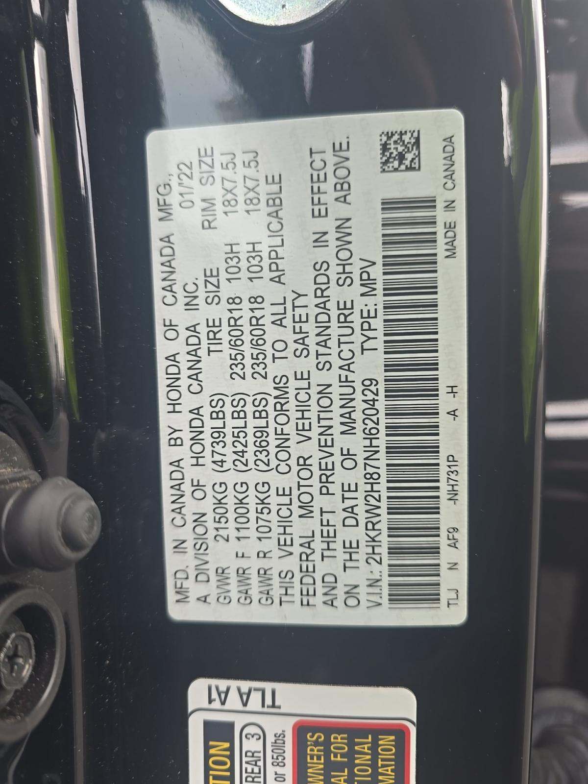 2022 Honda CR-V EX-L AWD