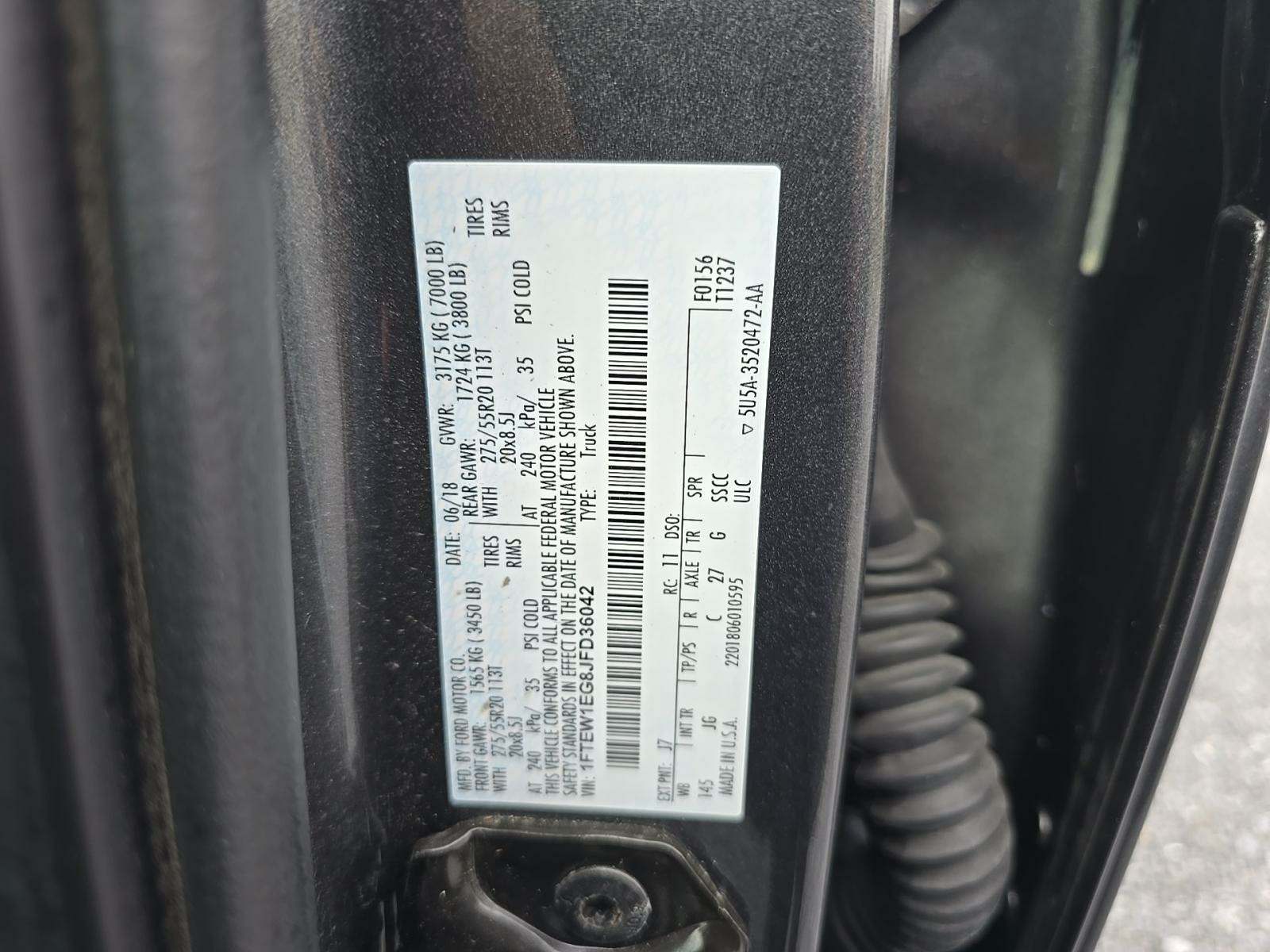 2018 Ford F-150 XL AWD