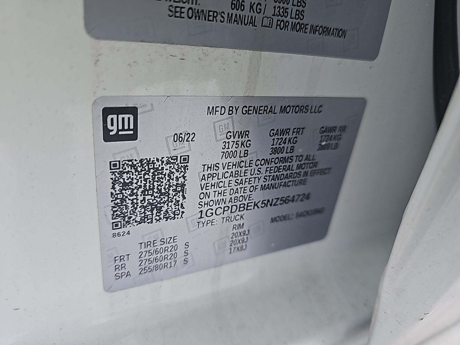 2022 Chevrolet Silverado 1500 Custom AWD