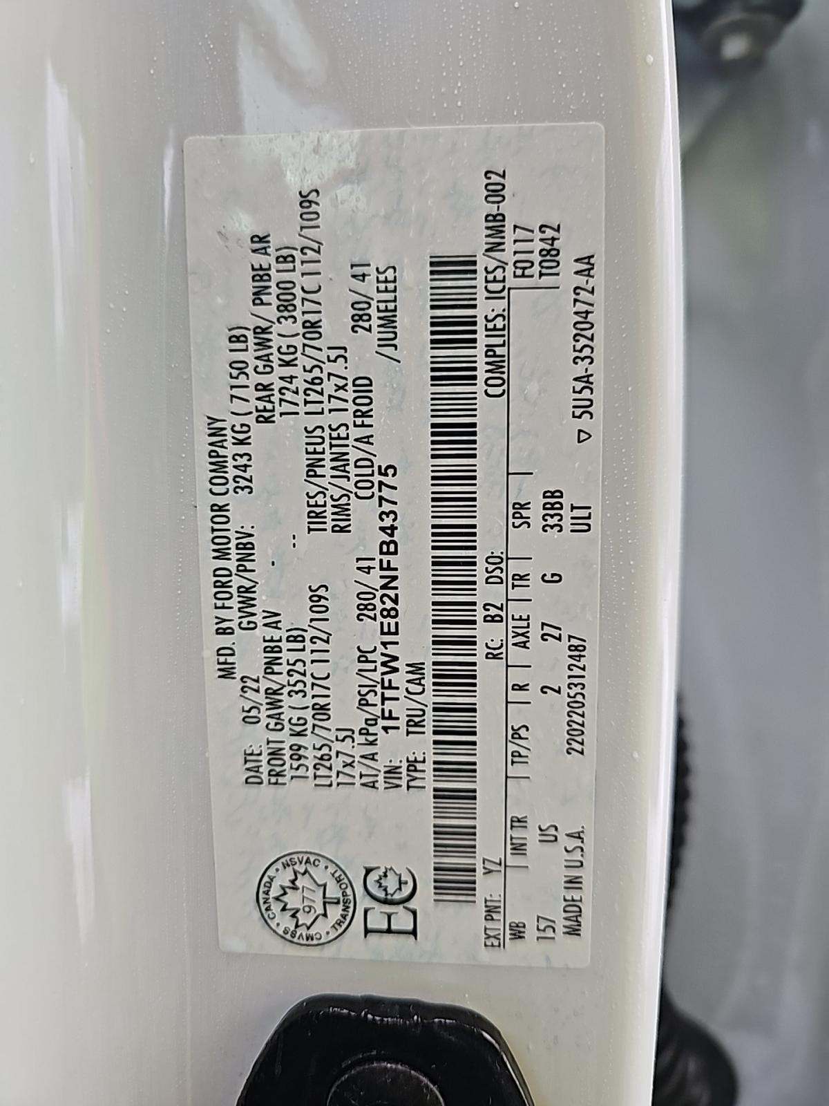 2022 Ford F-150 XLT AWD