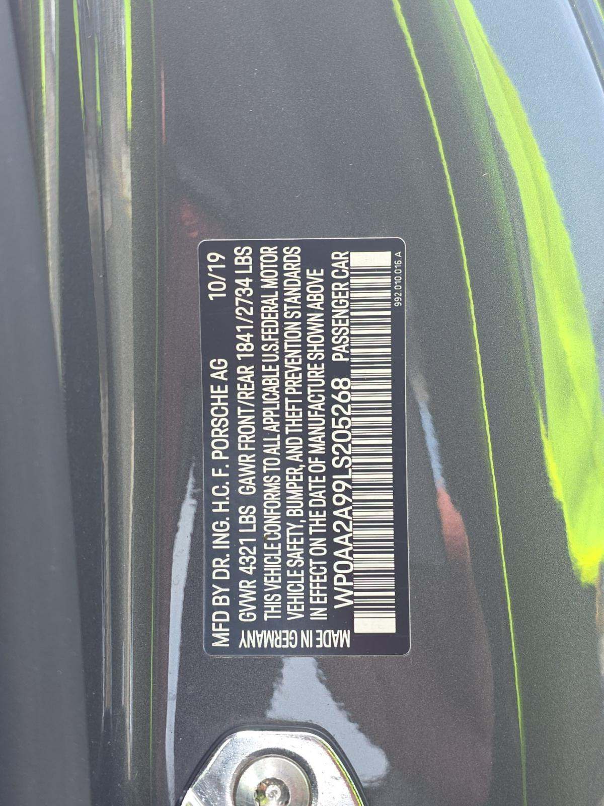 2020 Porsche 911 Carrera RWD