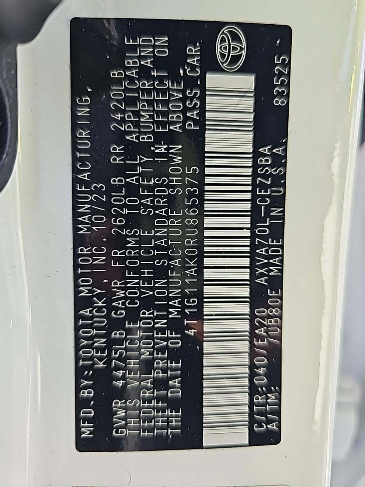 2024 Toyota Camry SE FWD