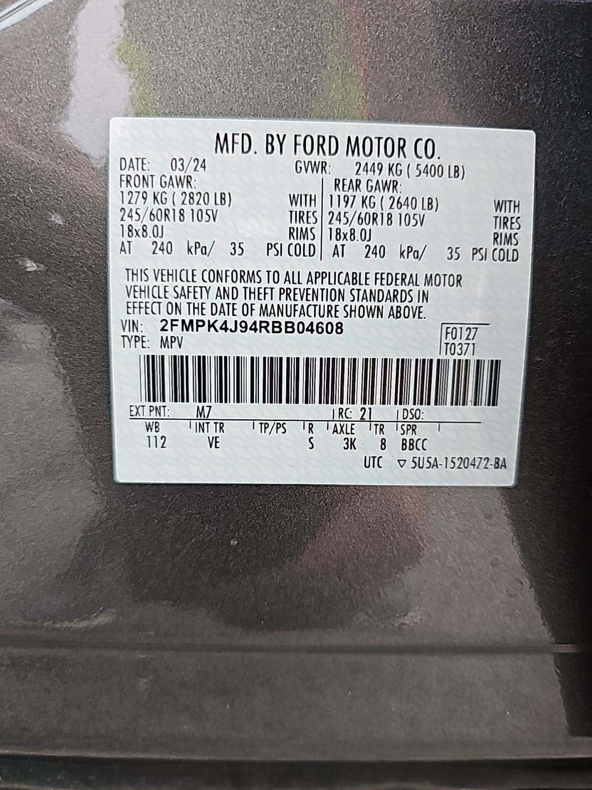2024 Ford Edge SEL AWD