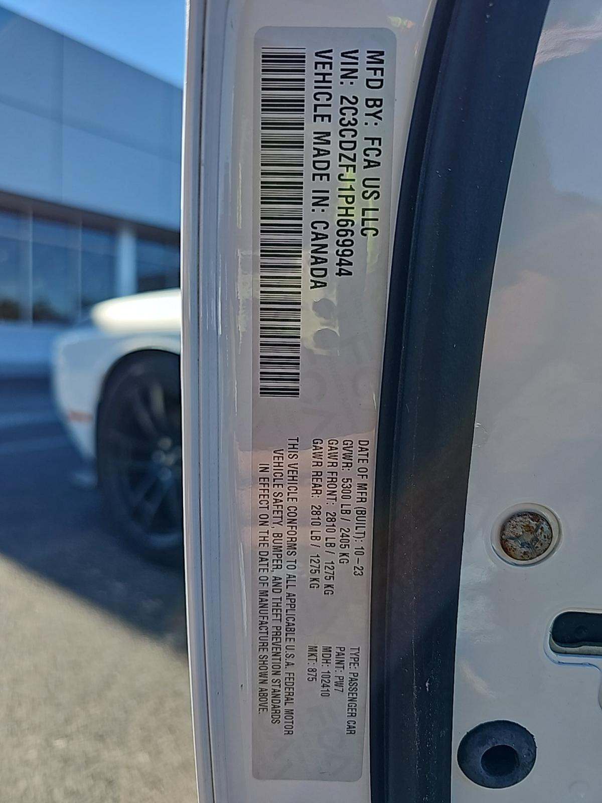 2023 Dodge Challenger R/T Scat Pack RWD