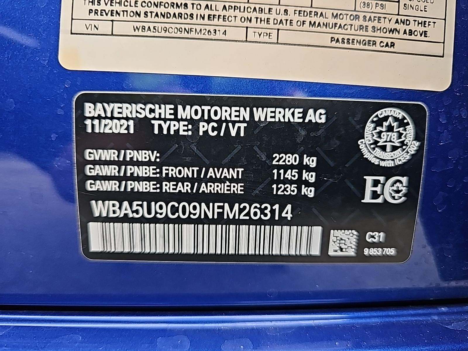 2022 BMW 3 Series M340i xDrive AWD