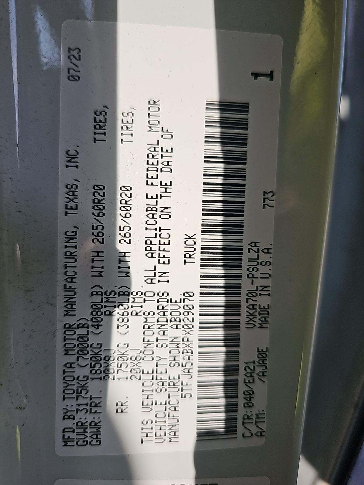 2023 Toyota Tundra Limited RWD