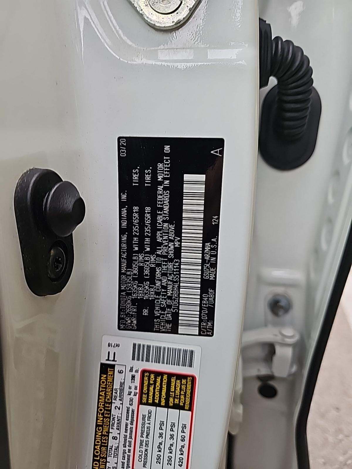 2020 Toyota Highlander XLE AWD