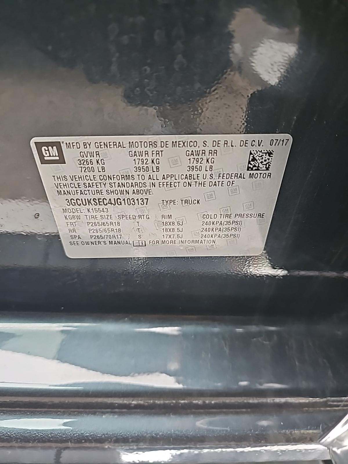 2018 Chevrolet Silverado 1500 LTZ AWD