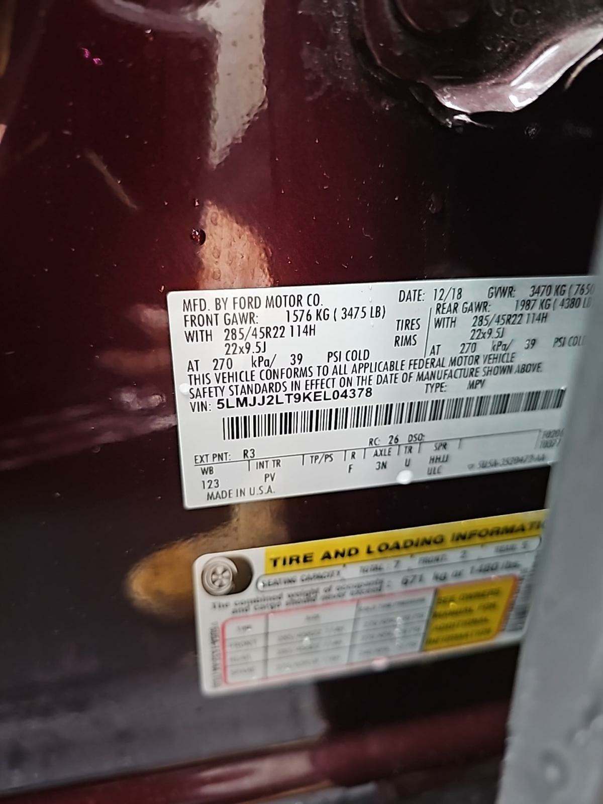 2019 Lincoln Navigator Reserve AWD