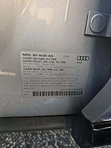 2022 Audi Q5 S line Premium Plus AWD