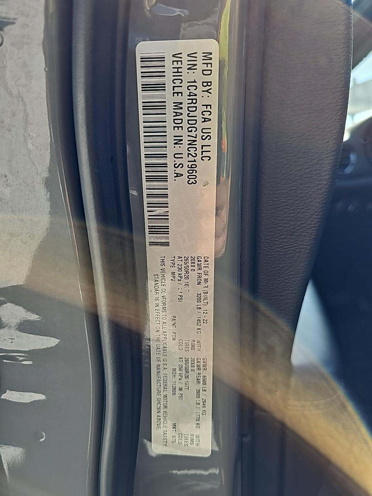 2022 Dodge Durango GT Plus AWD