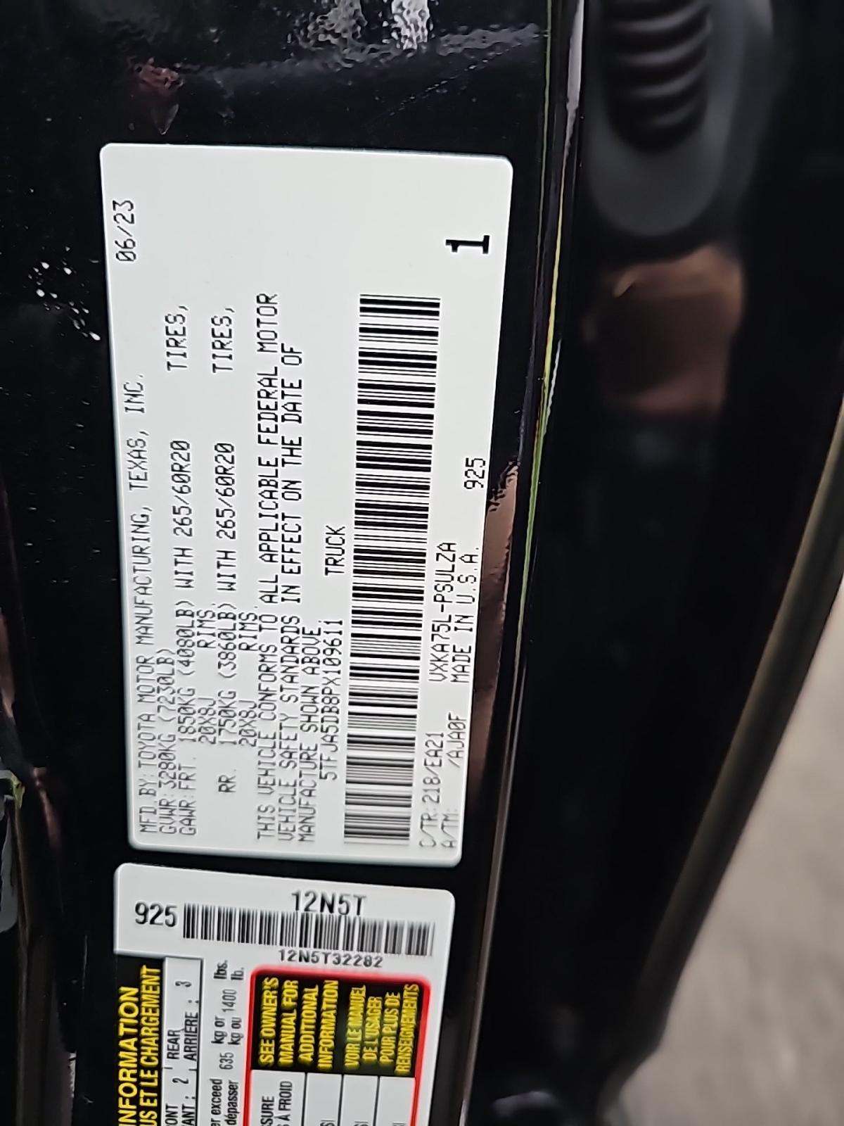 2023 Toyota Tundra Limited AWD