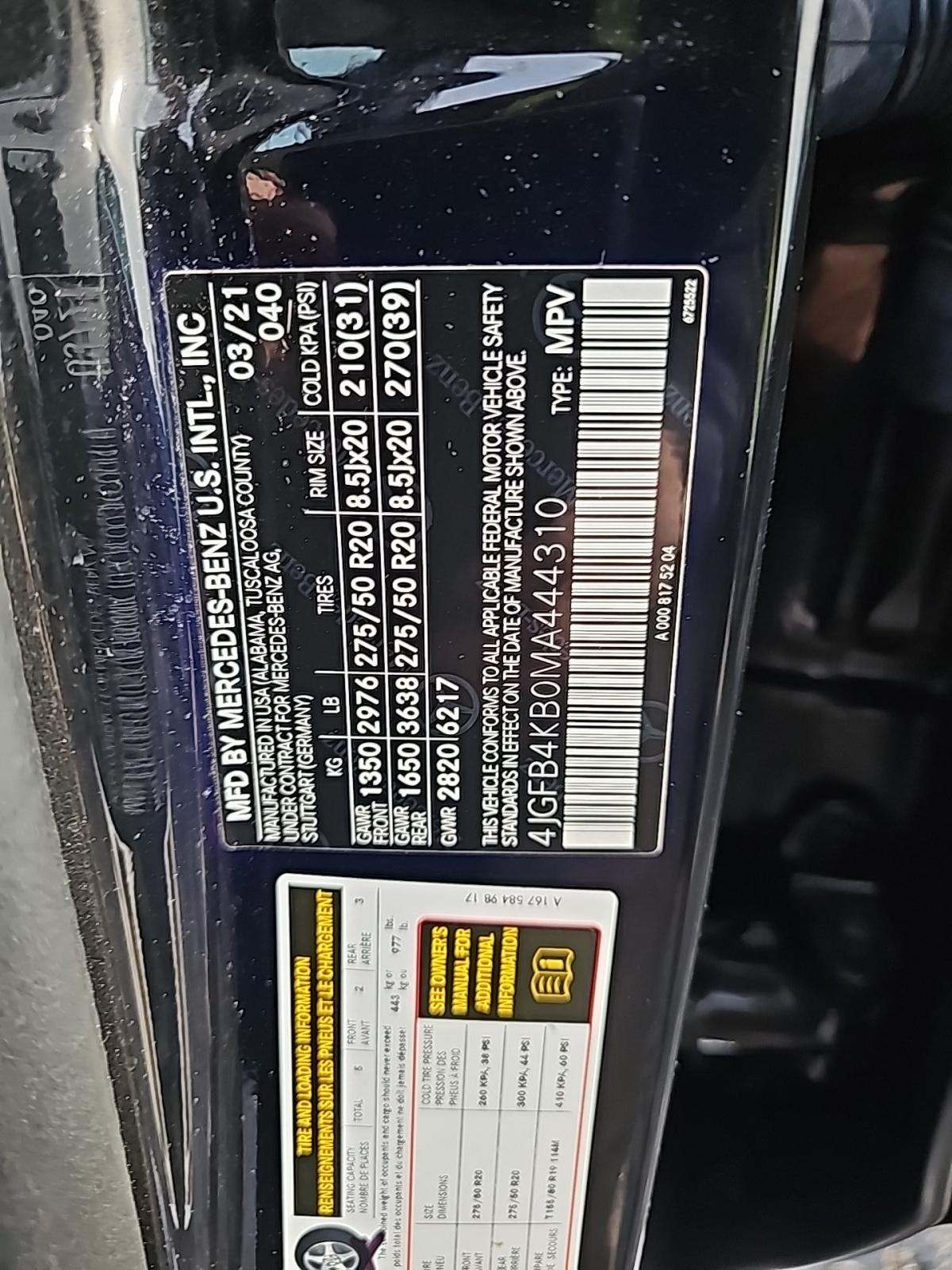 2021 Mercedes-Benz GLE GLE 350 AWD