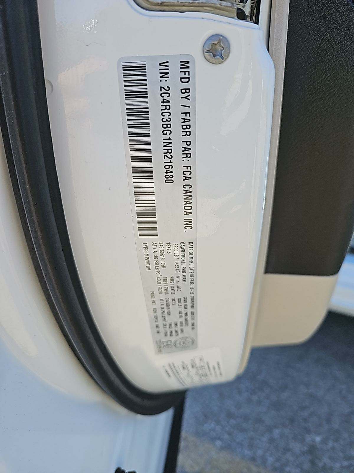 2022 Chrysler Pacifica Touring L AWD