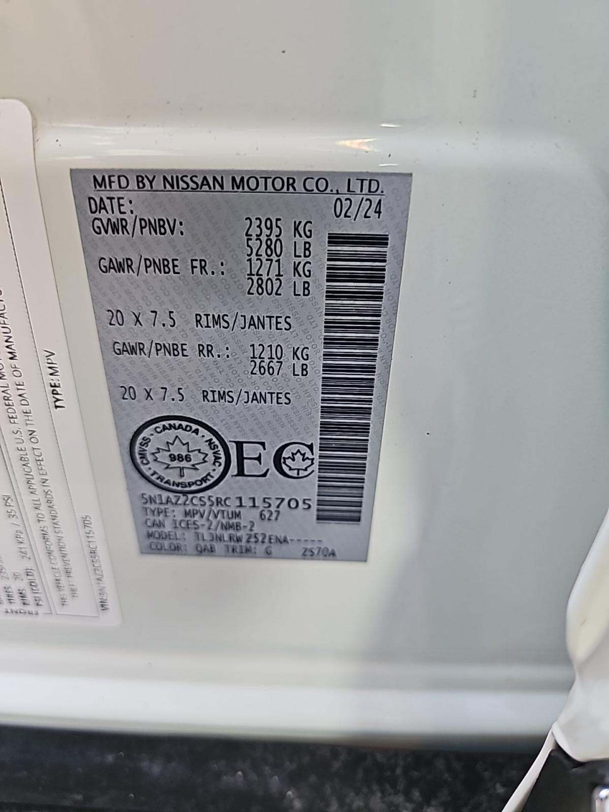 2024 Nissan Murano SL AWD