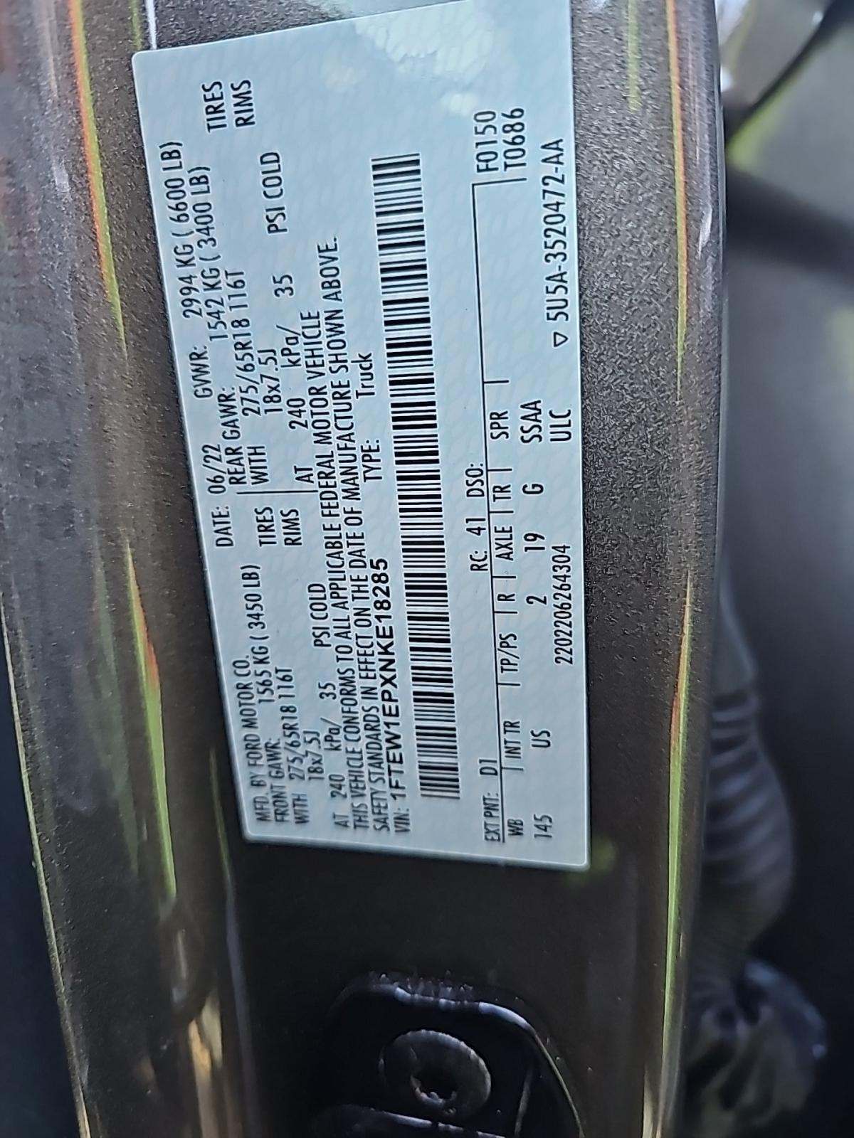 2022 Ford F-150 XLT AWD