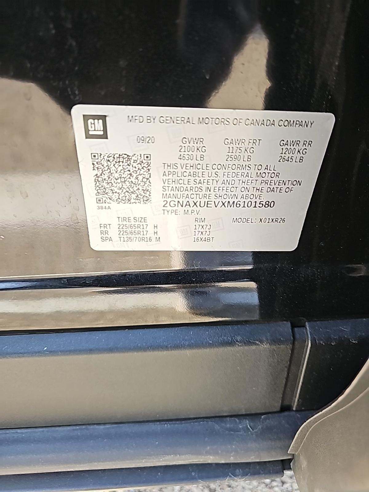 2021 Chevrolet Equinox LT AWD