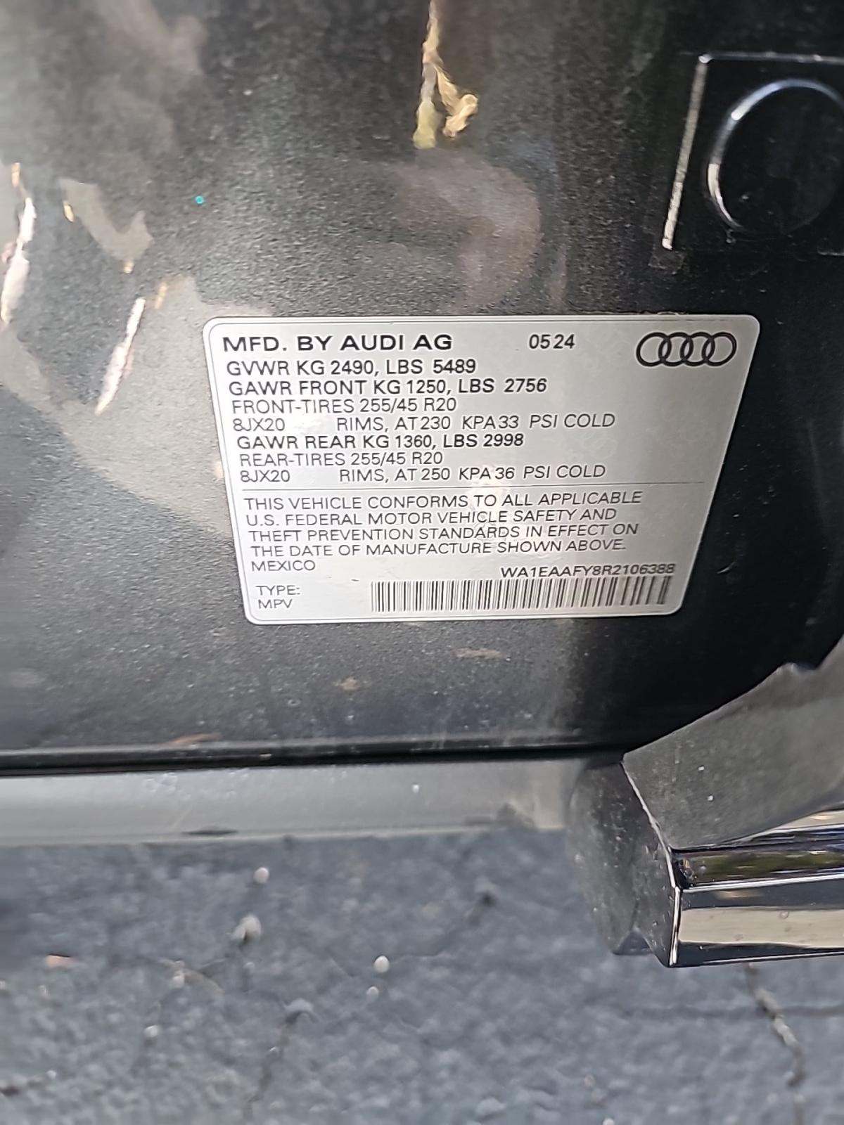 2024 Audi Q5 S line Premium Plus AWD