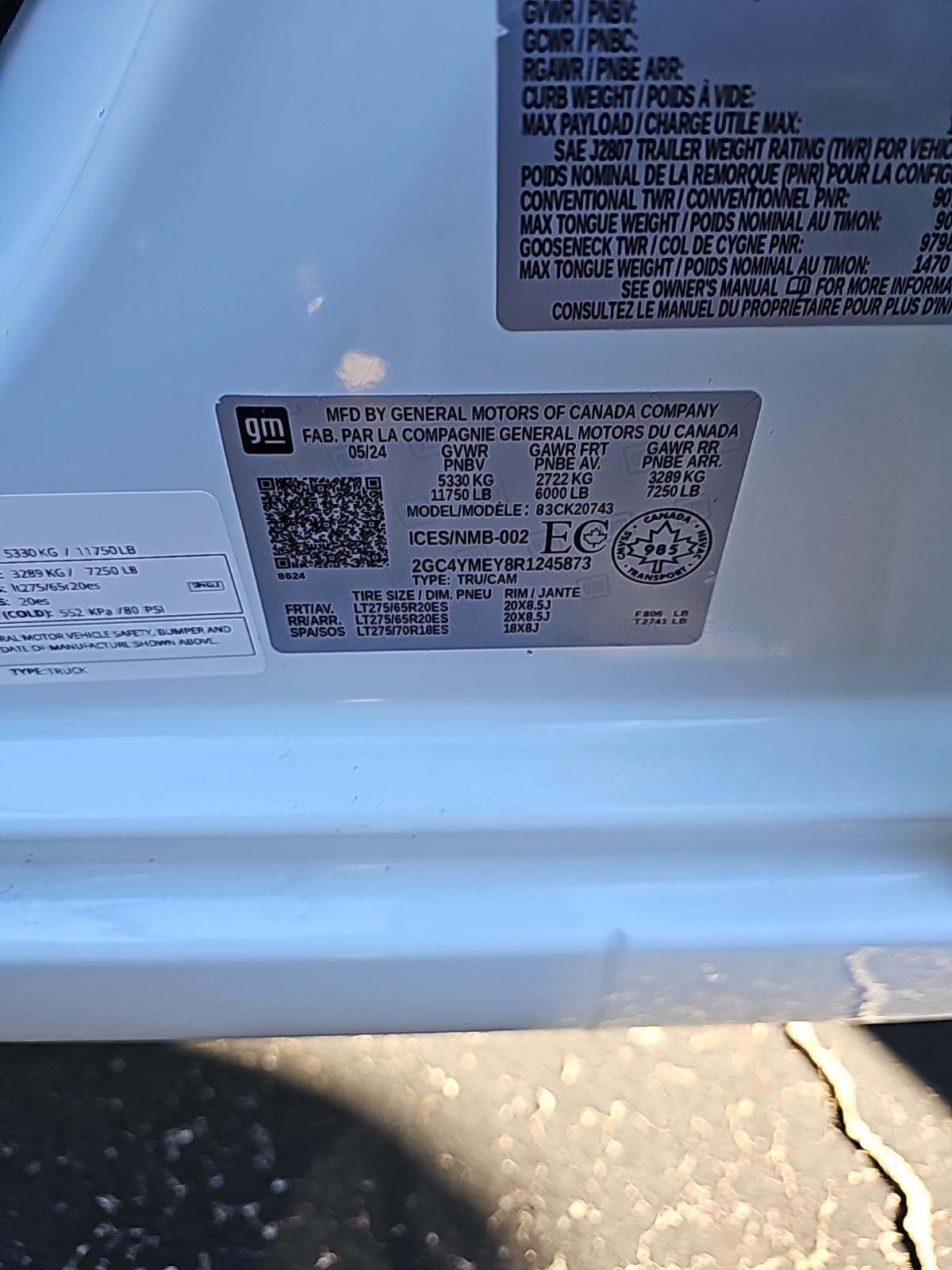 2024 Chevrolet Silverado 2500HD Custom AWD