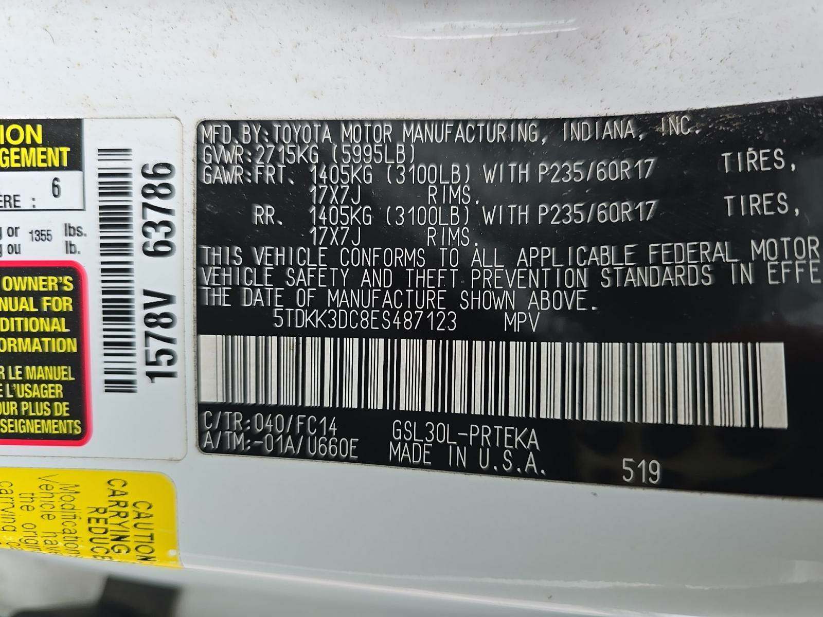 2014 Toyota Sienna LE FWD