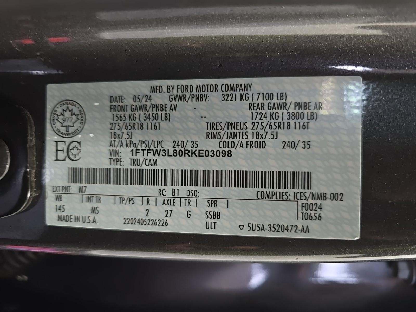 2024 Ford F-150 XLT AWD