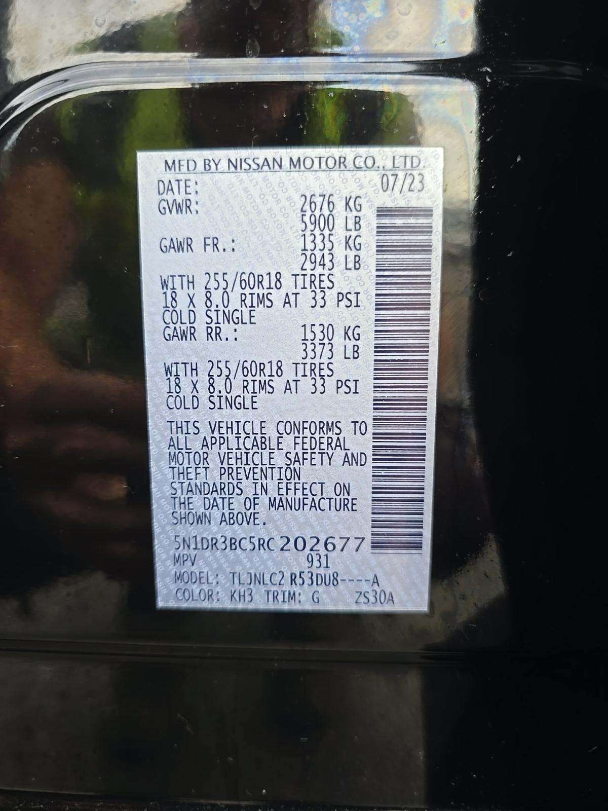 2024 Nissan Pathfinder SV AWD