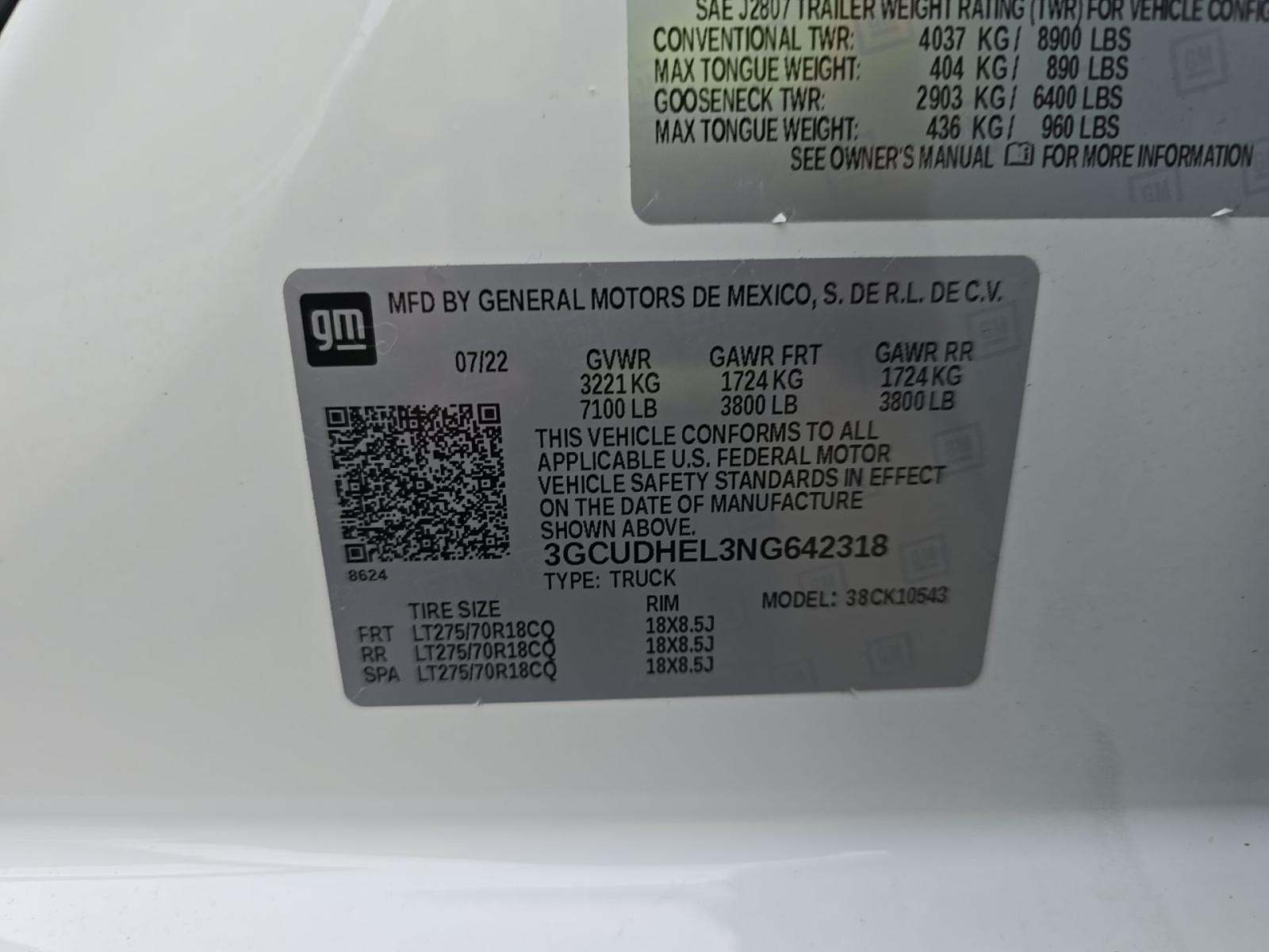 2022 Chevrolet Silverado 1500 ZR2 AWD