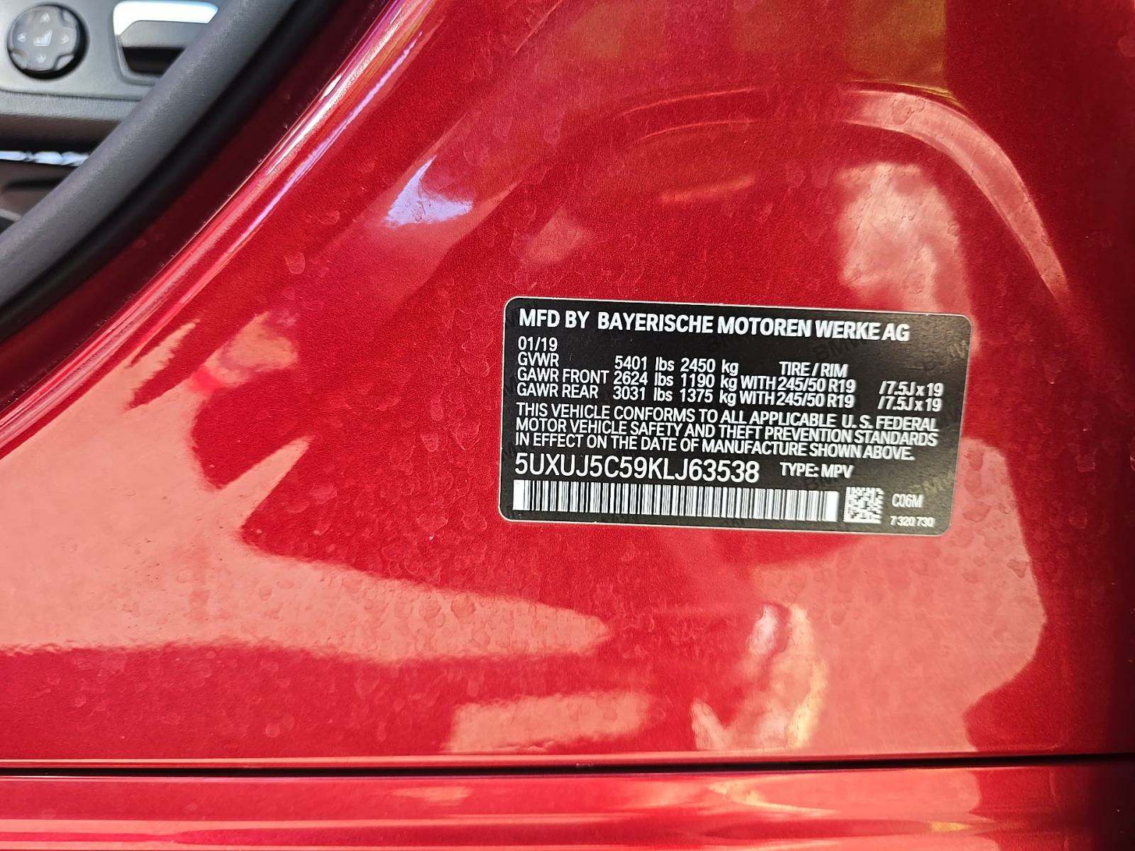 2019 BMW X4 M40i AWD