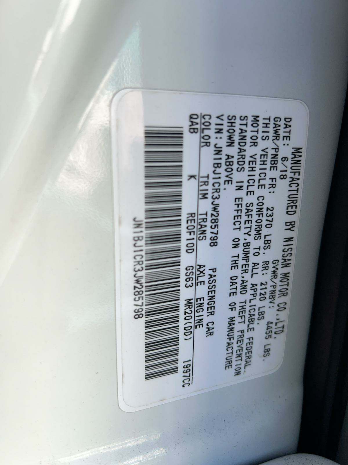 2018 Nissan Rogue Sport SV AWD