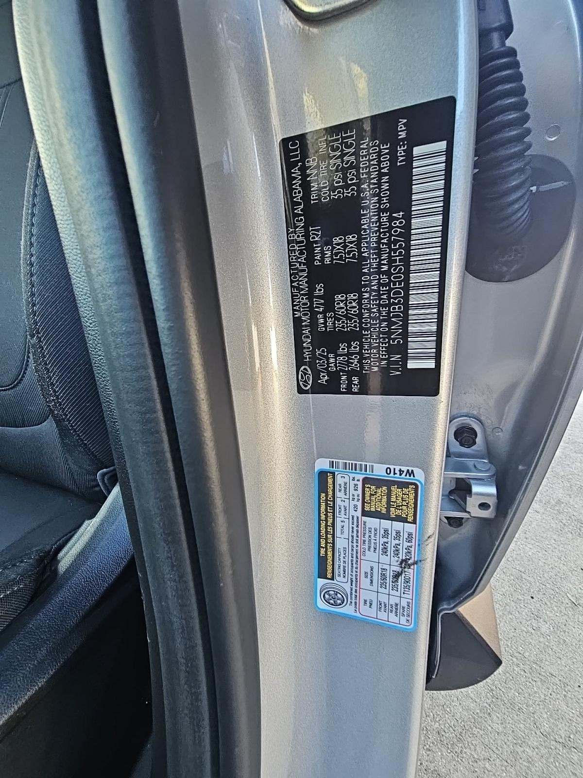 2025 Hyundai Tucson SEL FWD