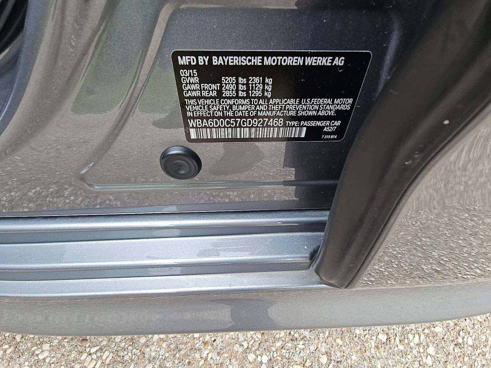 2016 BMW 6 Series 640i RWD