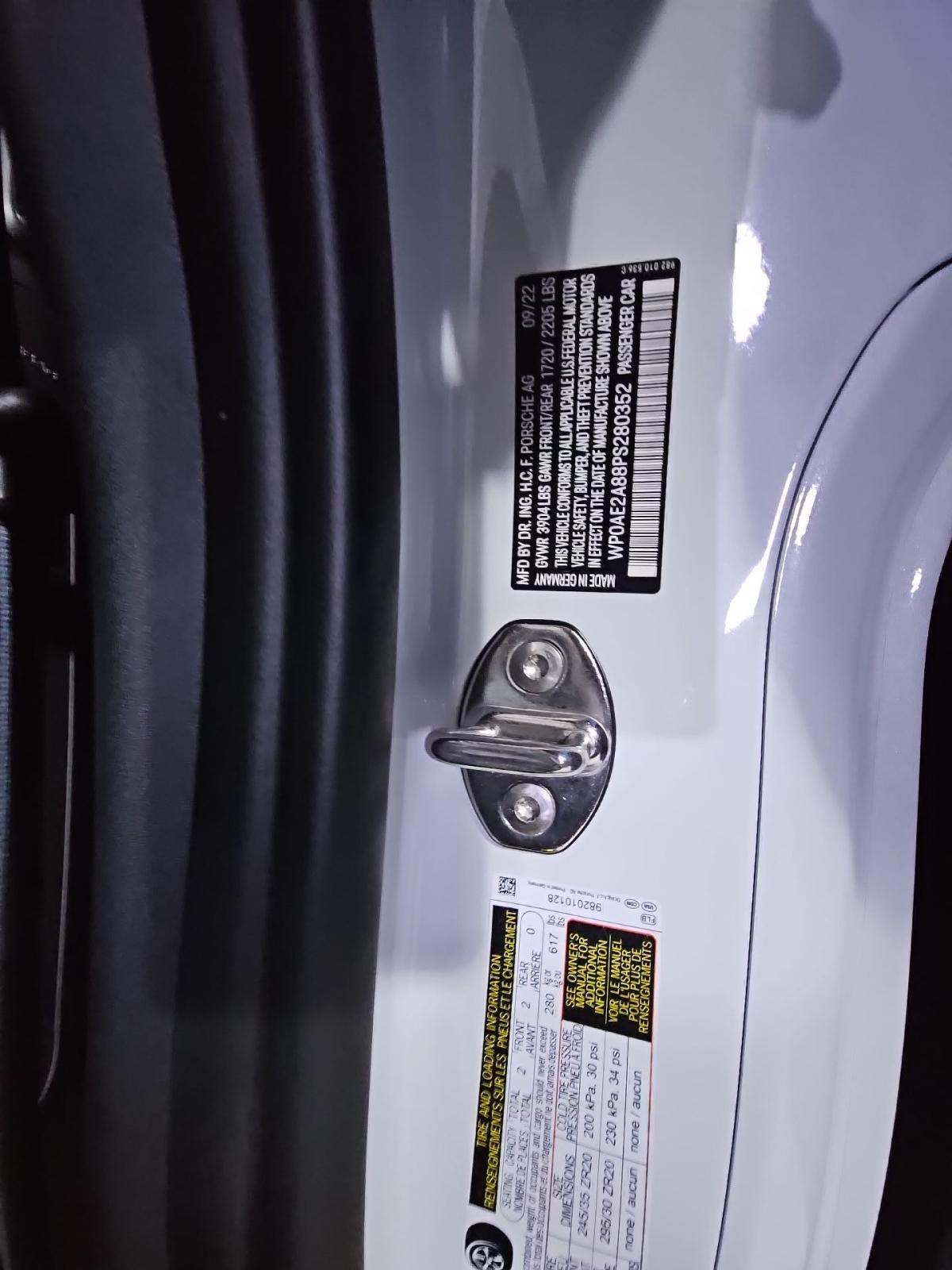 2023 Porsche 718 Cayman GT4 RS RWD