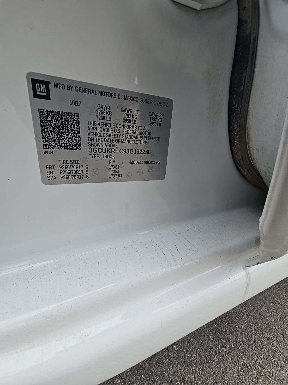 2018 Chevrolet Silverado 1500 LT AWD