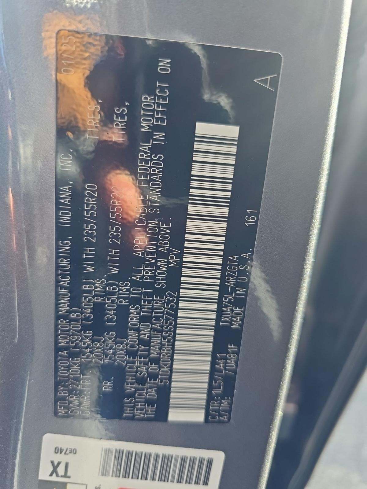 2025 Toyota Highlander Platinum AWD