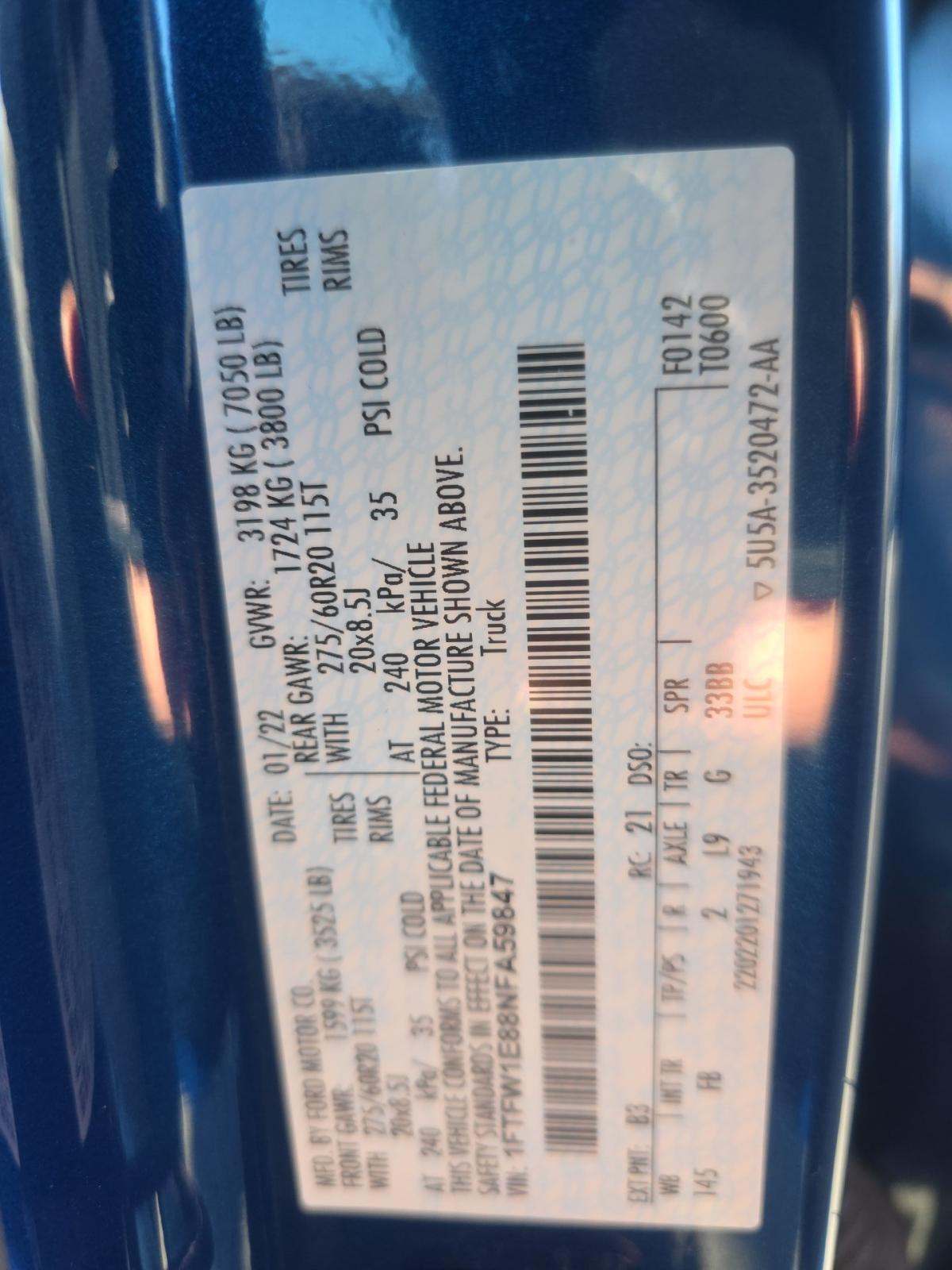 2022 Ford F-150 XLT AWD