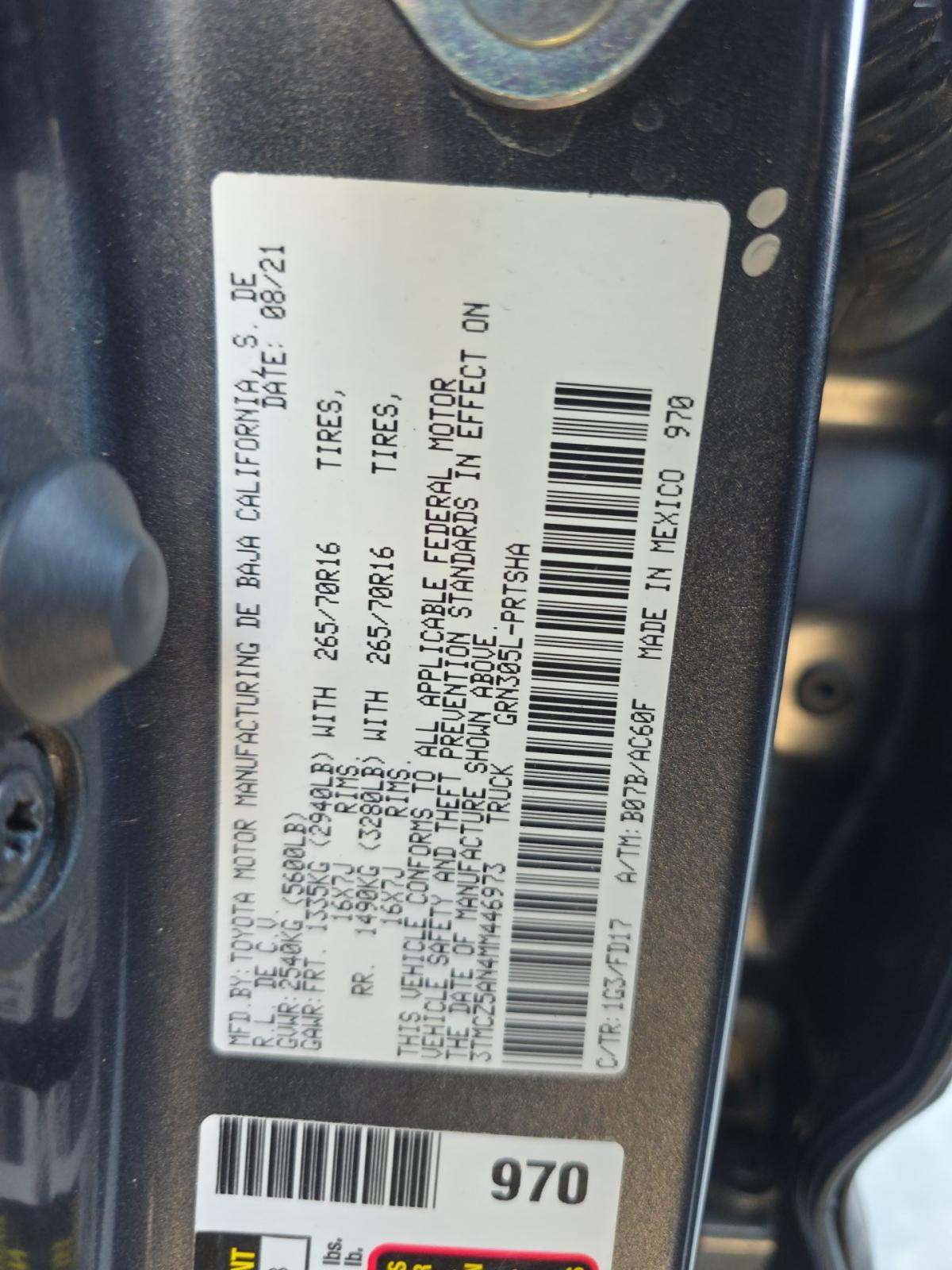 2021 Toyota Tacoma TRD Off-Road AWD