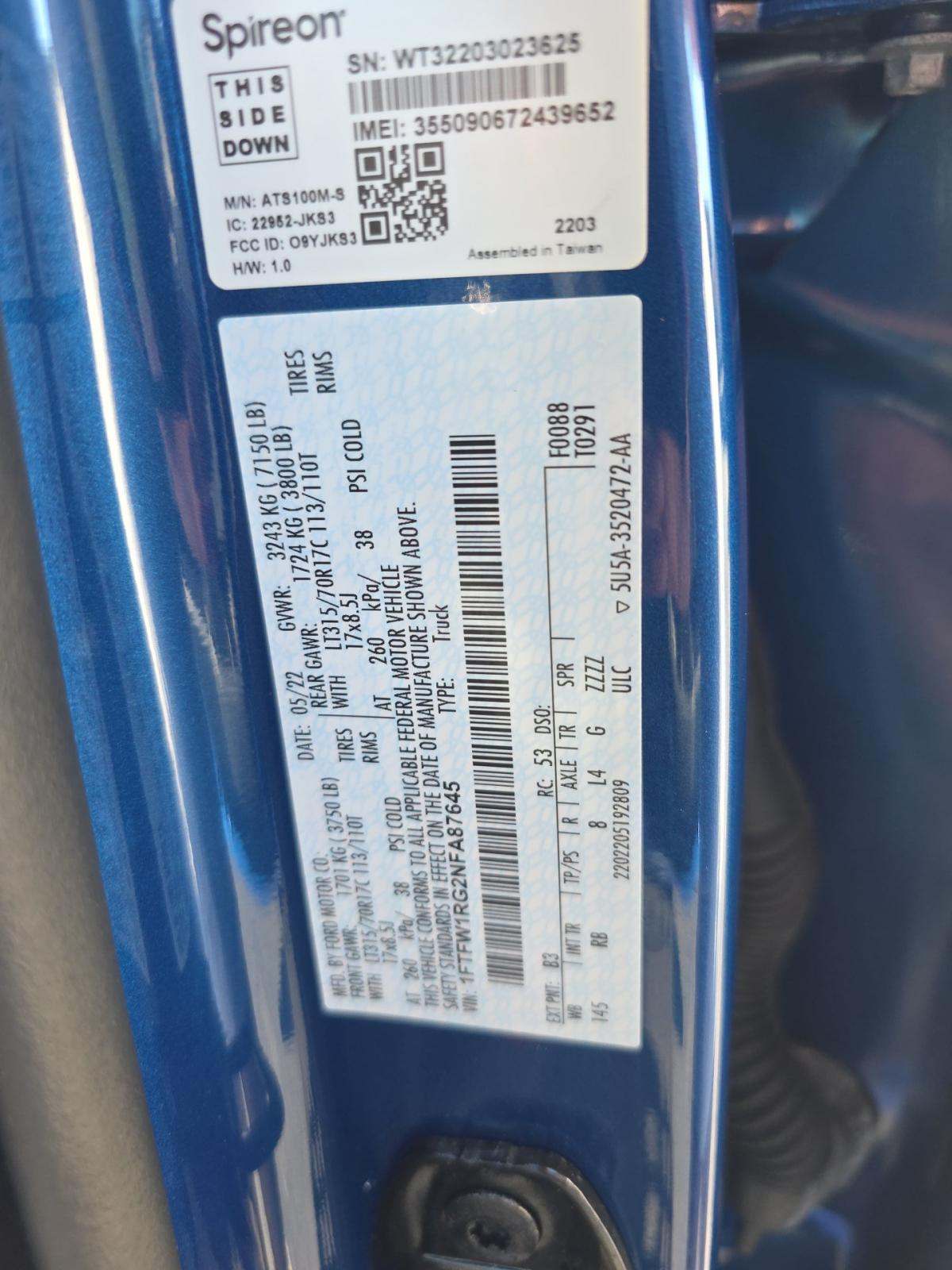 2022 Ford F-150 Raptor AWD