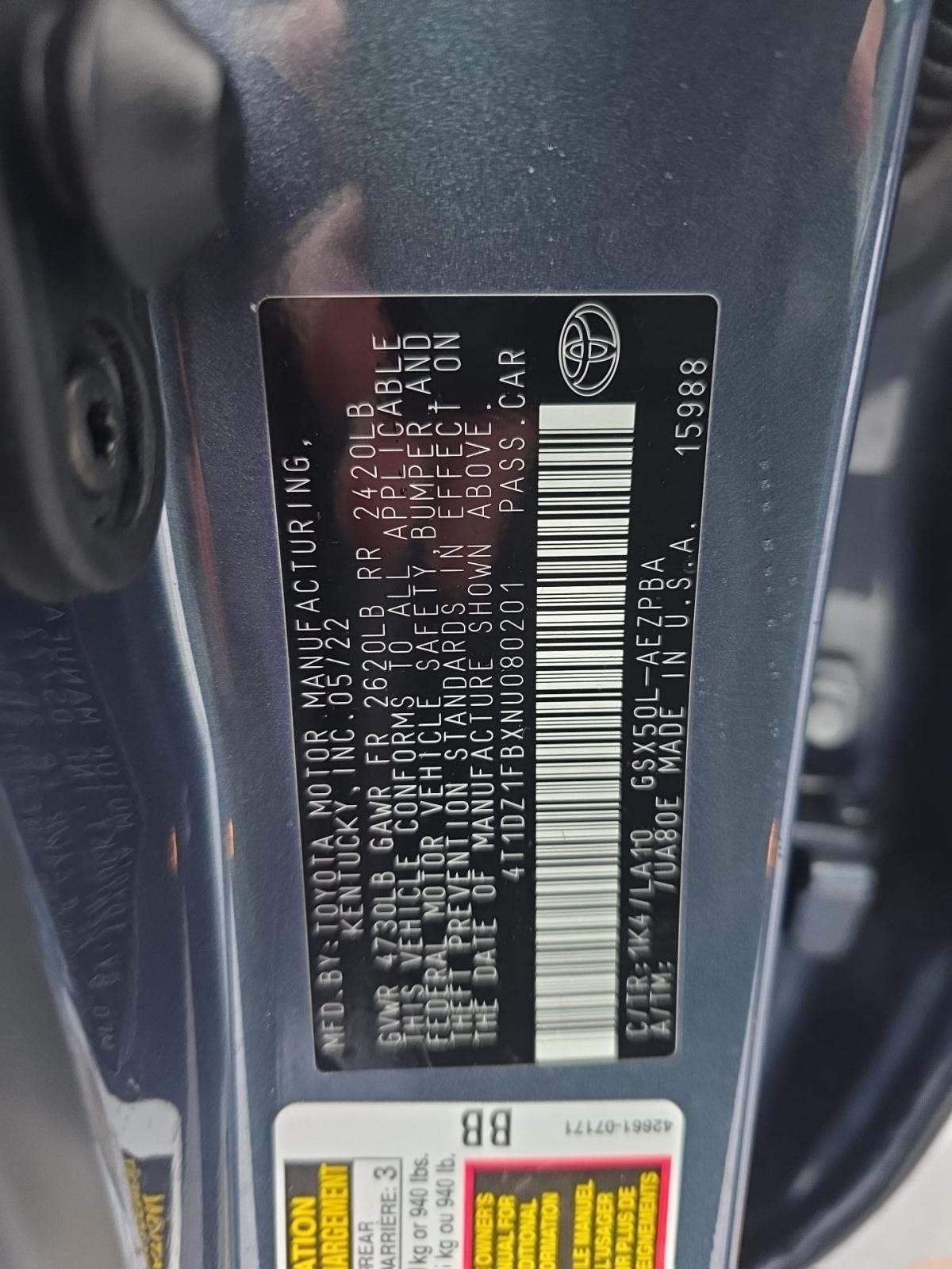 2022 Toyota Avalon Limited FWD