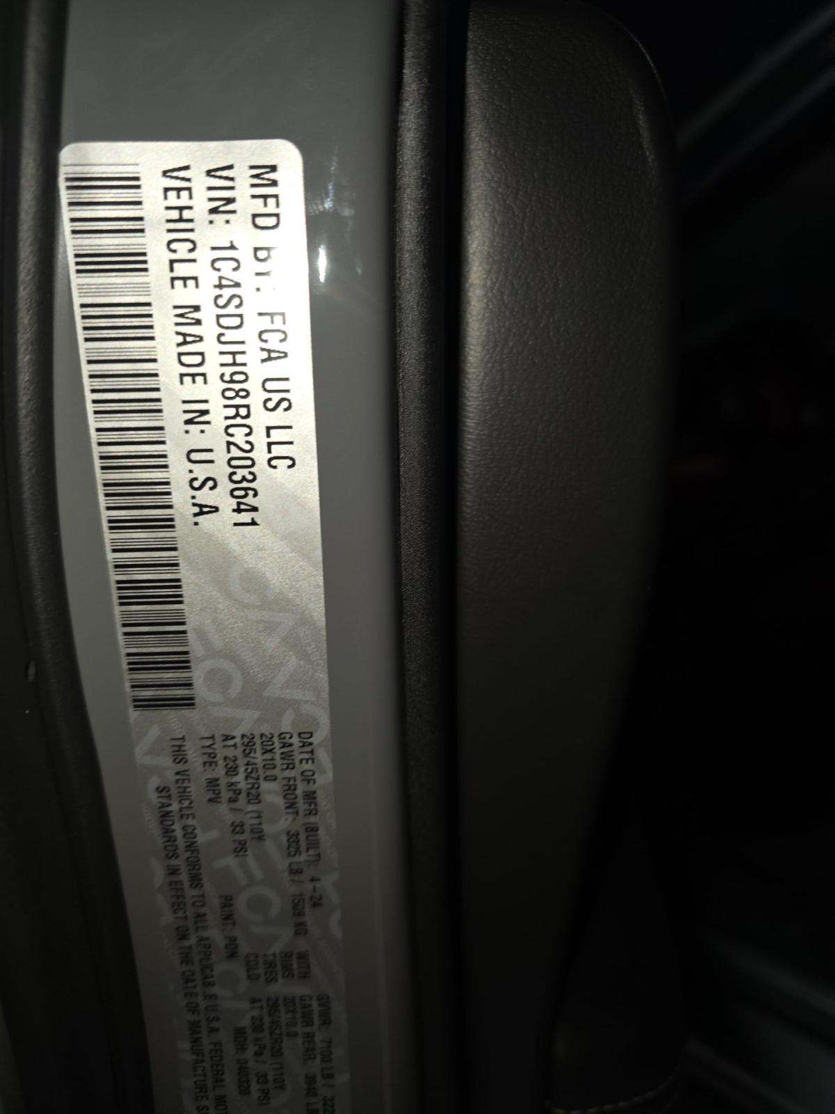 2024 Dodge Durango SRT Hellcat Premium AWD