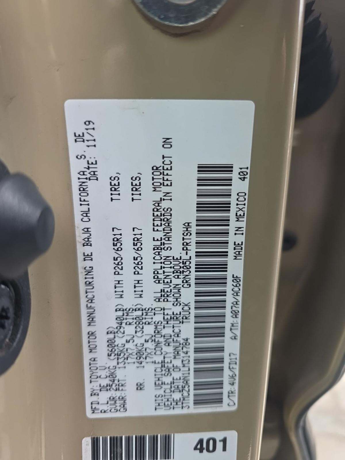 2020 Toyota Tacoma TRD Sport AWD