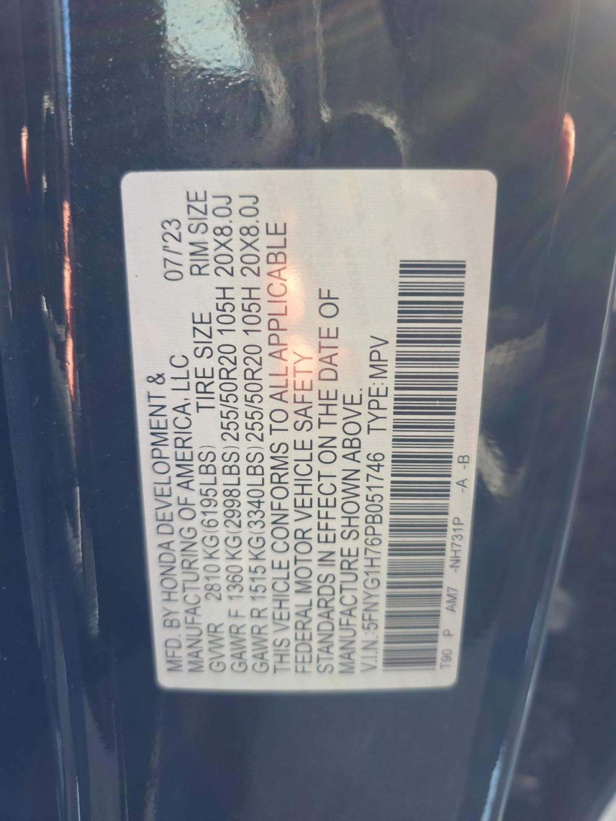 2023 Honda Pilot Touring AWD