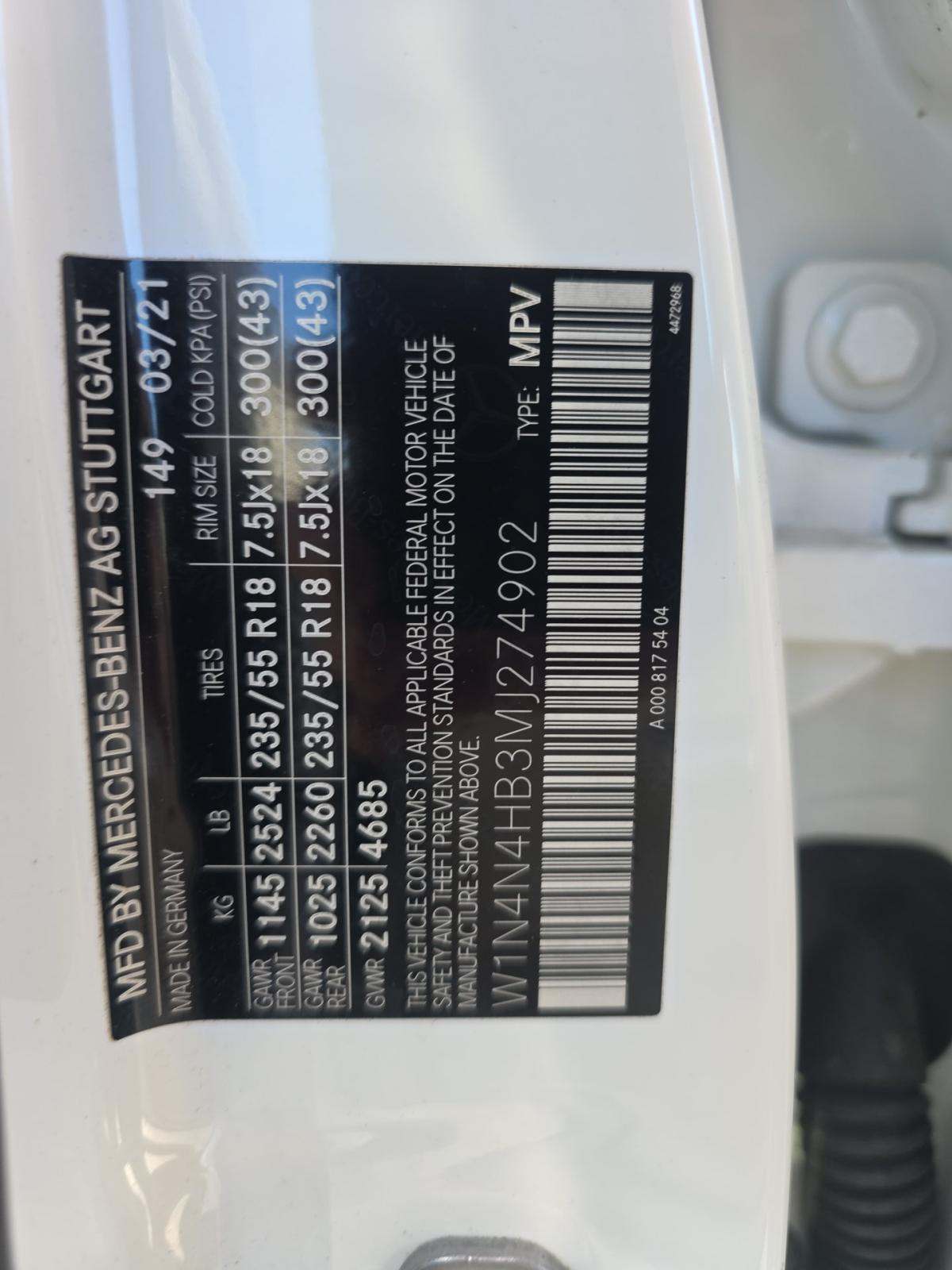 2021 Mercedes-Benz GLA GLA 250 AWD