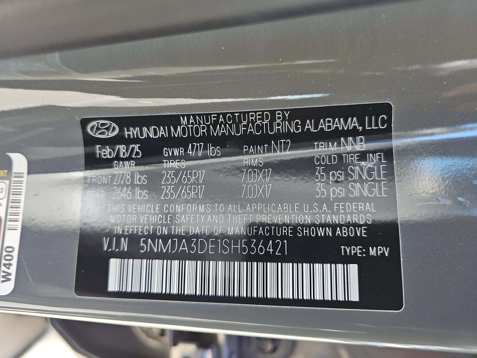 2025 Hyundai Tucson SE FWD