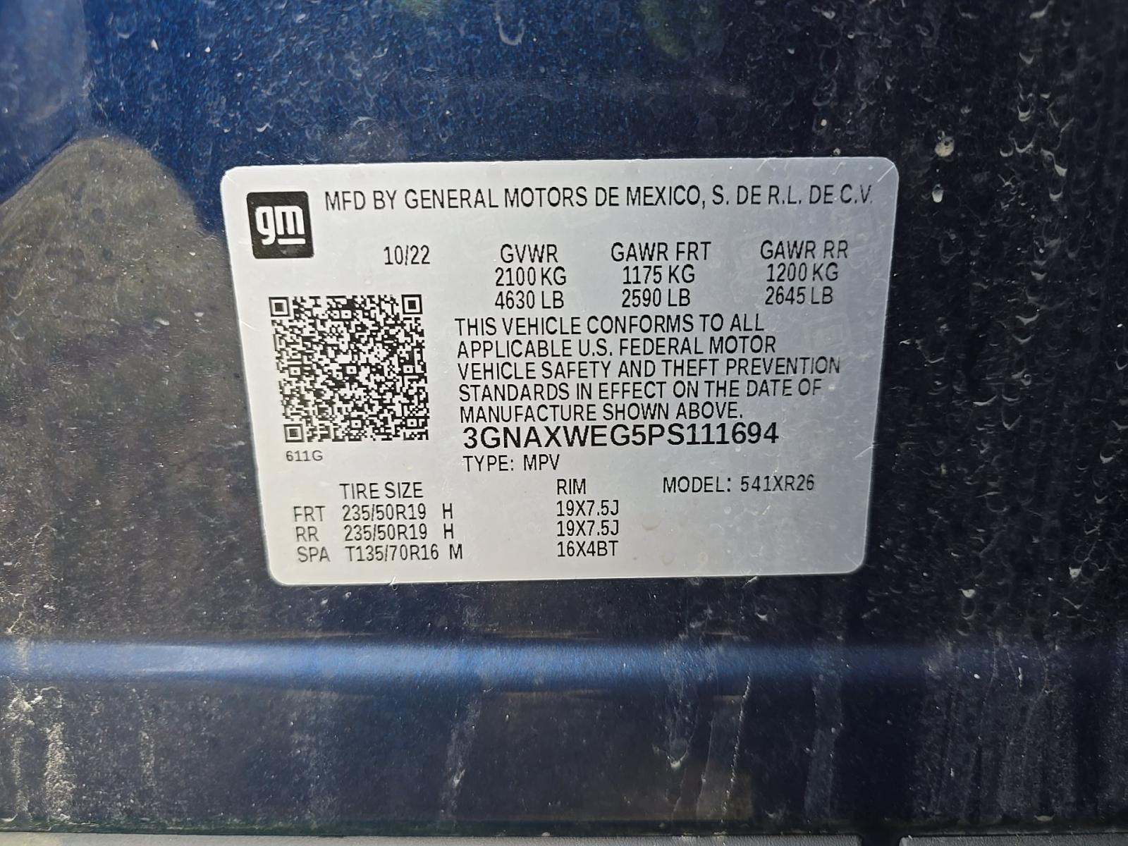 2023 Chevrolet Equinox RS AWD