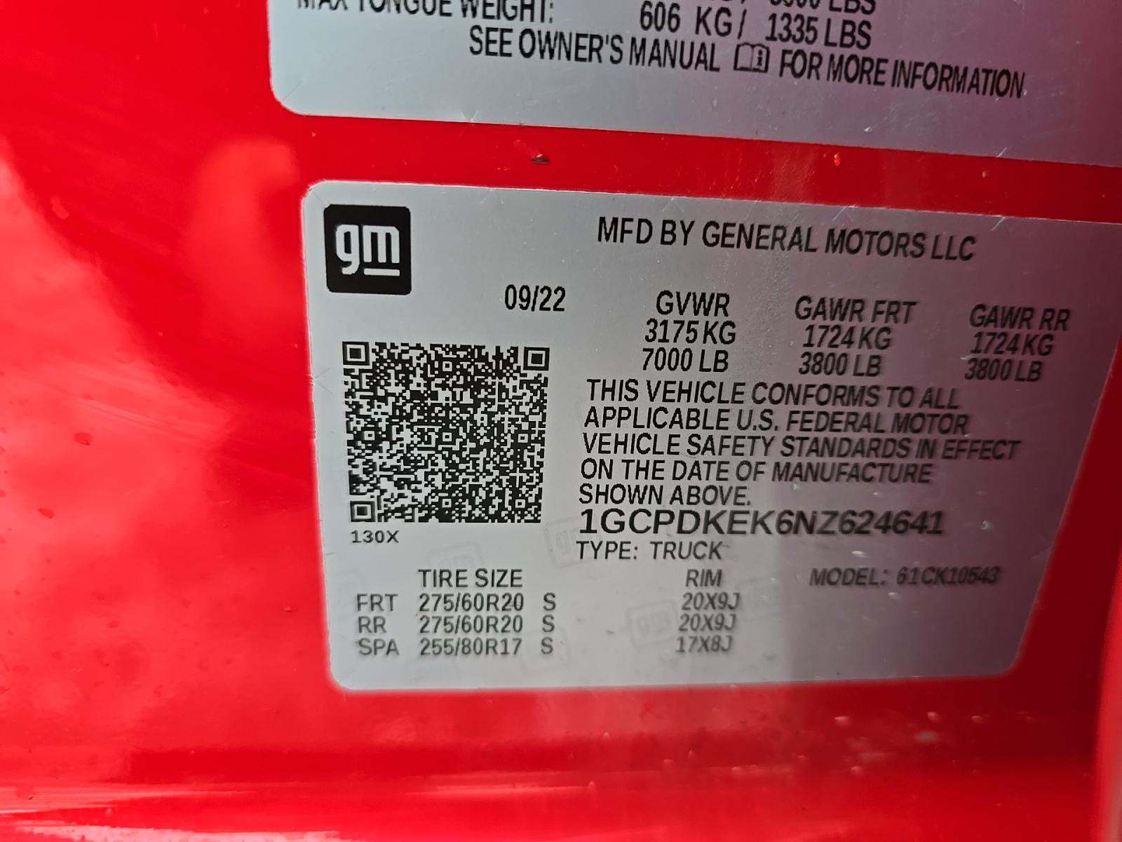 2022 Chevrolet Silverado 1500 LT AWD